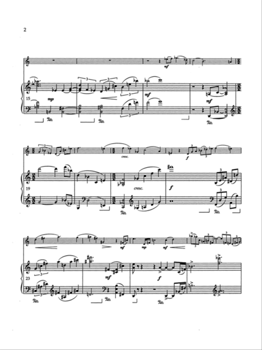 Sonata for Trumpet and Piano Trumpet Solo scores gallery preview page 4