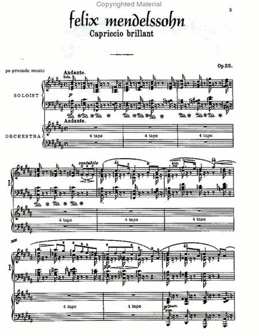 Mendelssohn - Capriccio Brilliant & Franck - Variations Symphoniques image number null