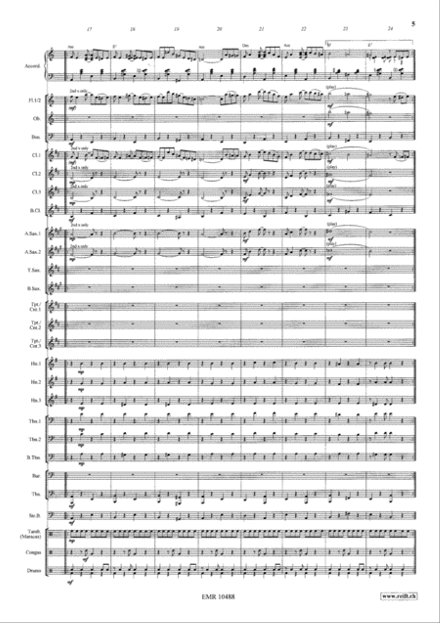 Tico Tico Tico Tico Concert Band scores gallery preview page 6