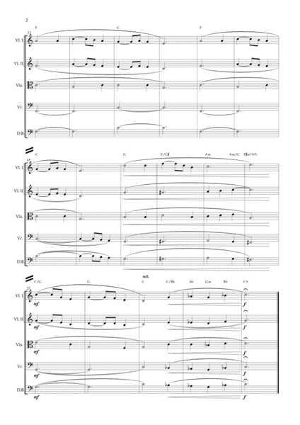Silent night (Strings Quintet) chords image number null