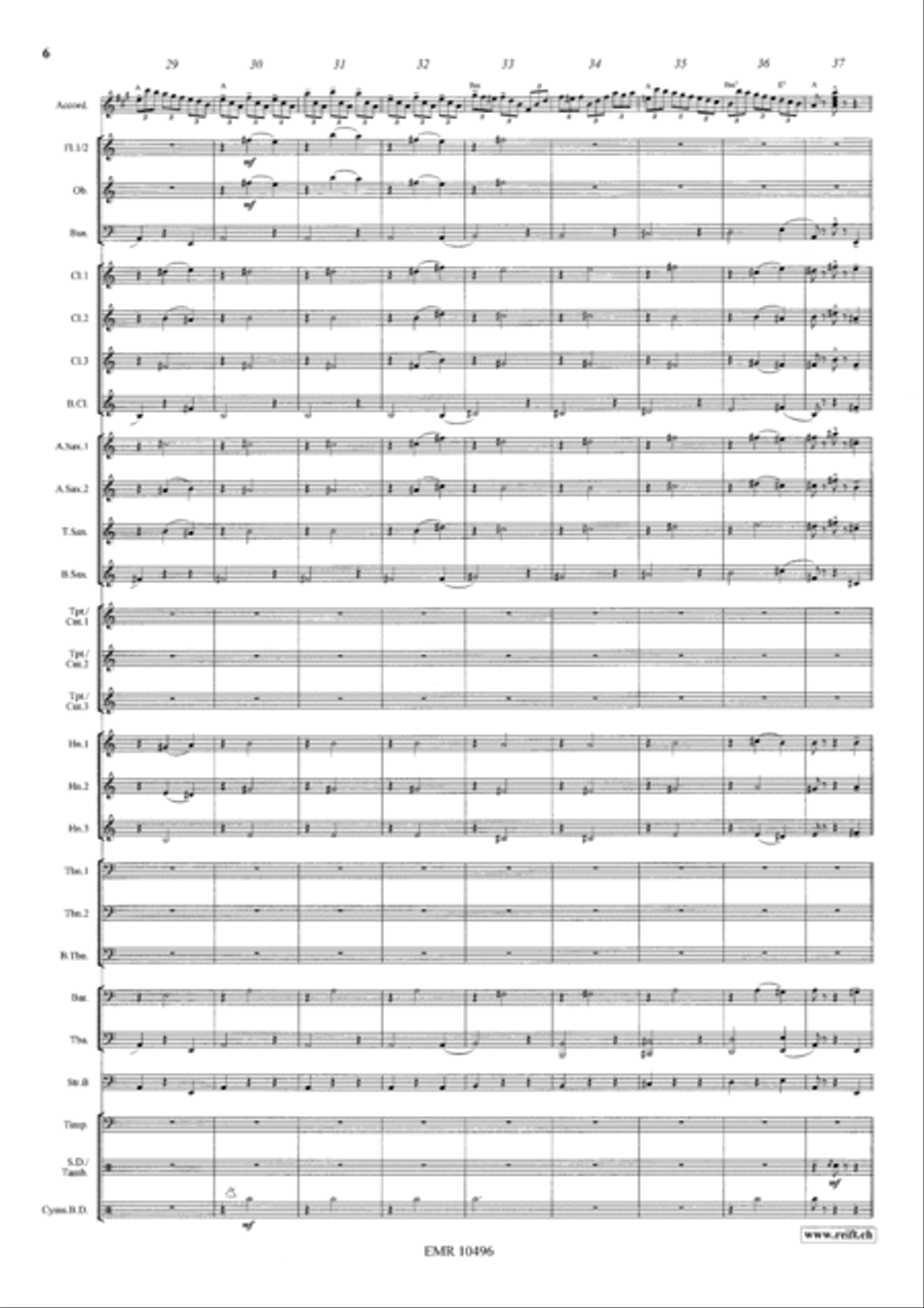 Mazurka Italiana Mazurka Italiana Concert Band scores gallery preview page 7