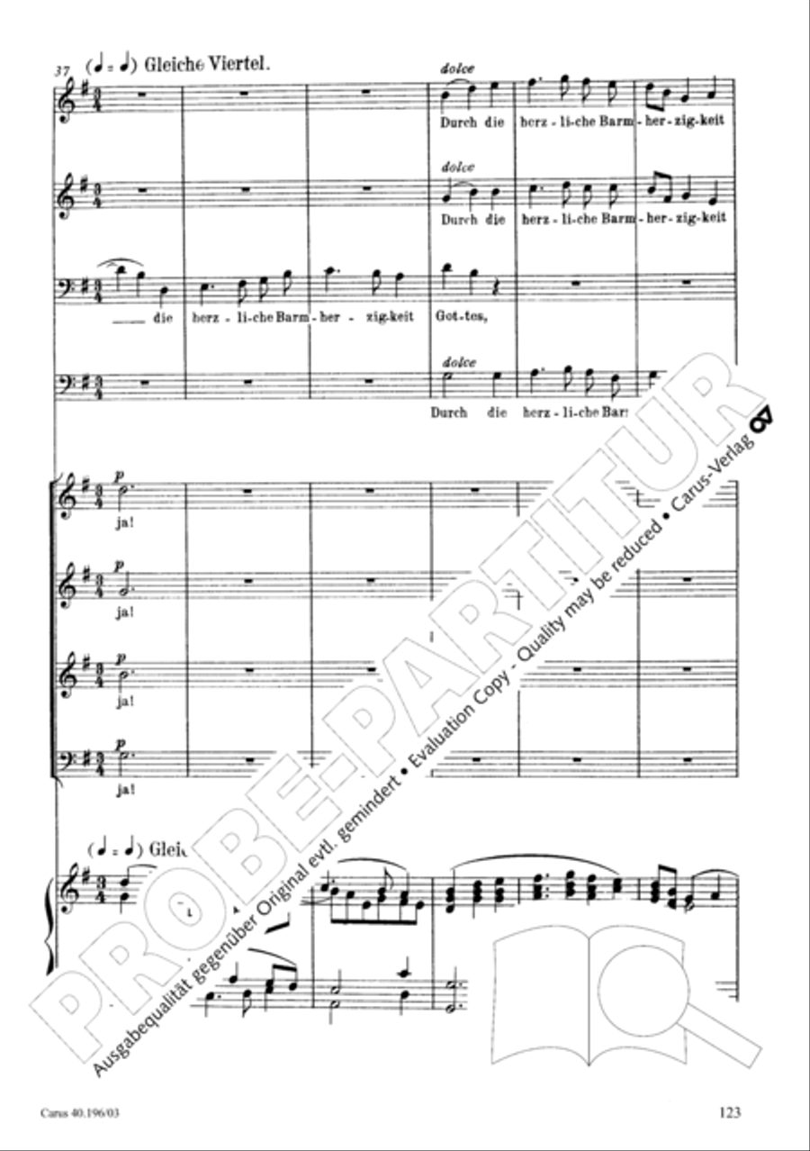Die Geburt Christi SSA scores gallery preview page 124