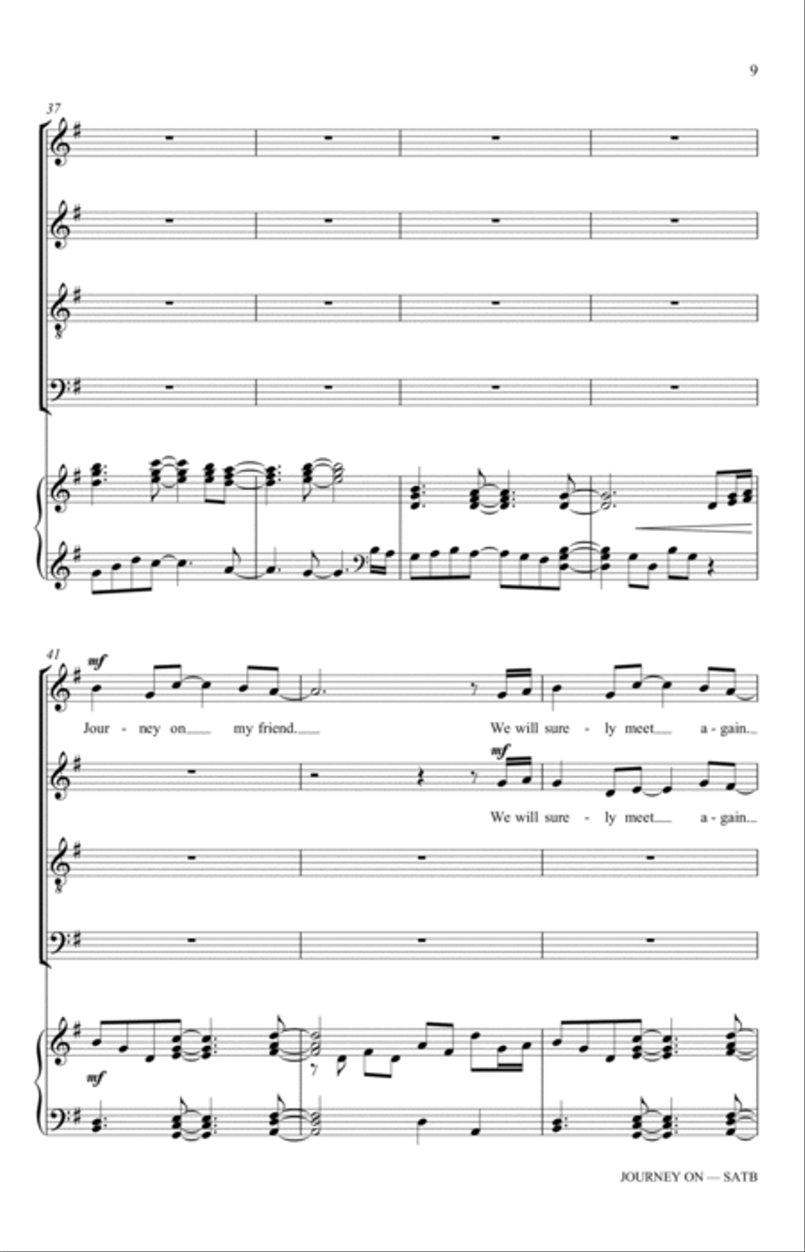 Journey On 4-Part scores gallery preview page 7