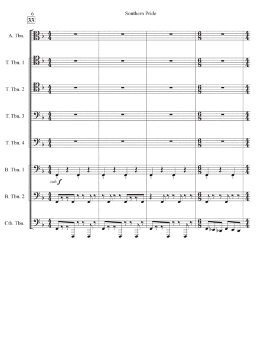 Southern Pride Trombone scores gallery preview page 6