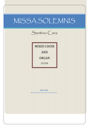 Missa Solemnis for mixed choir, soloist voices and organ - Full