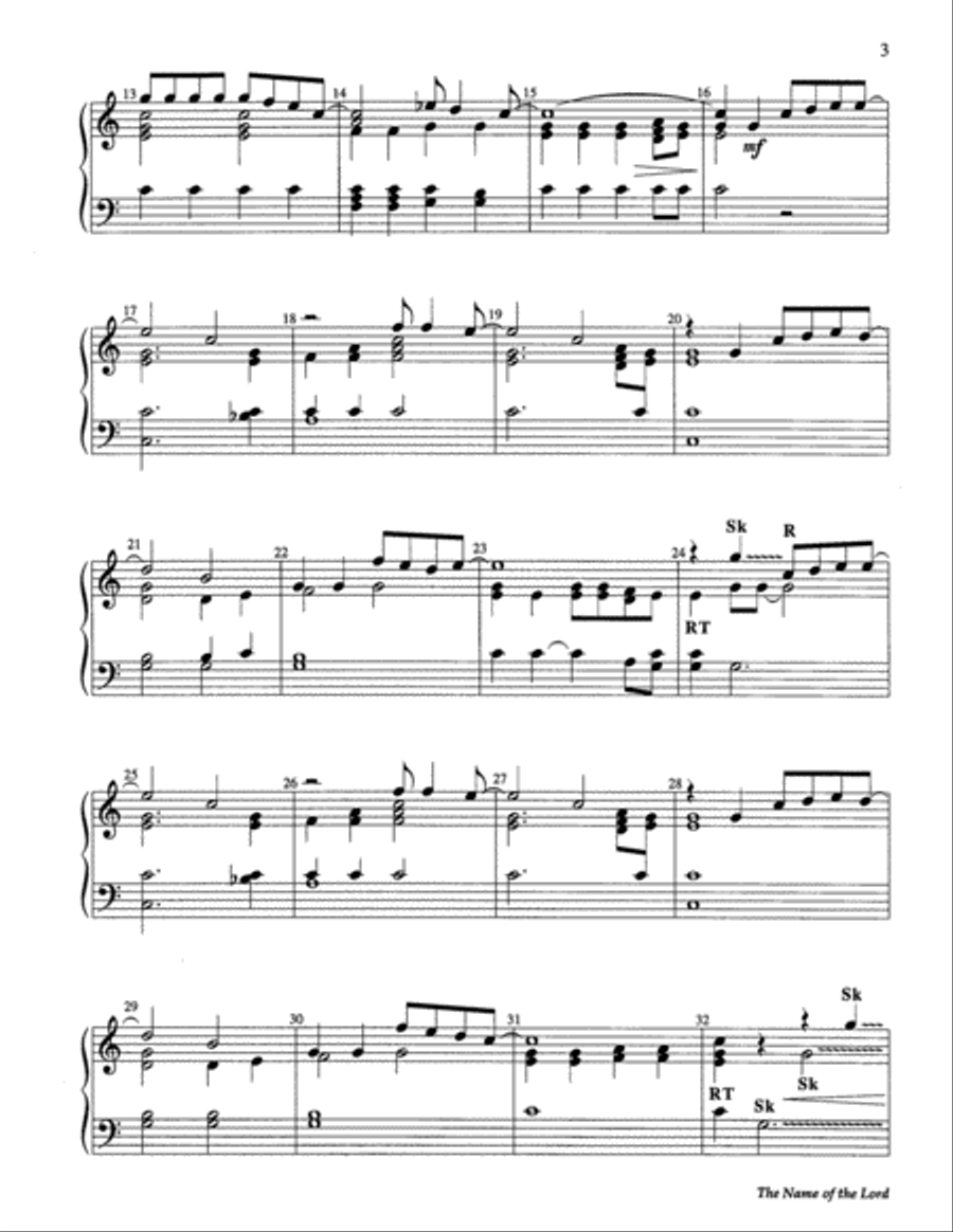 The Name of the Lord 3-Octaves scores gallery preview page 9