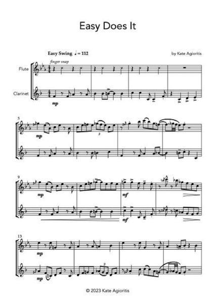 Easy Does It - Jazz Duet for Flute and Clarinet image number null