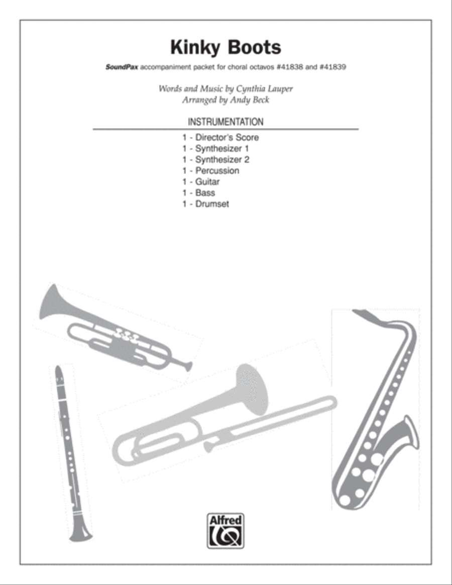 Kinky Boots: Score Score scores gallery preview page 1