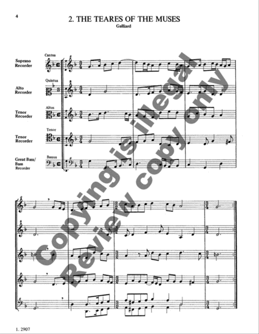 Teares of the Muses Teares of the Muses SATTB scores gallery preview page 9