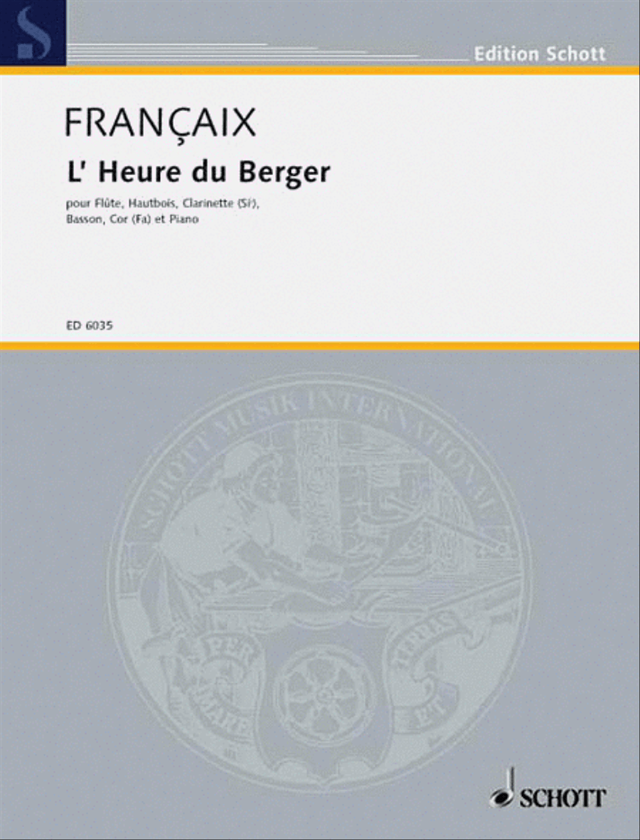 L'Heure du berger L'Heure du berger Woodwind Quintet scores gallery preview page 1