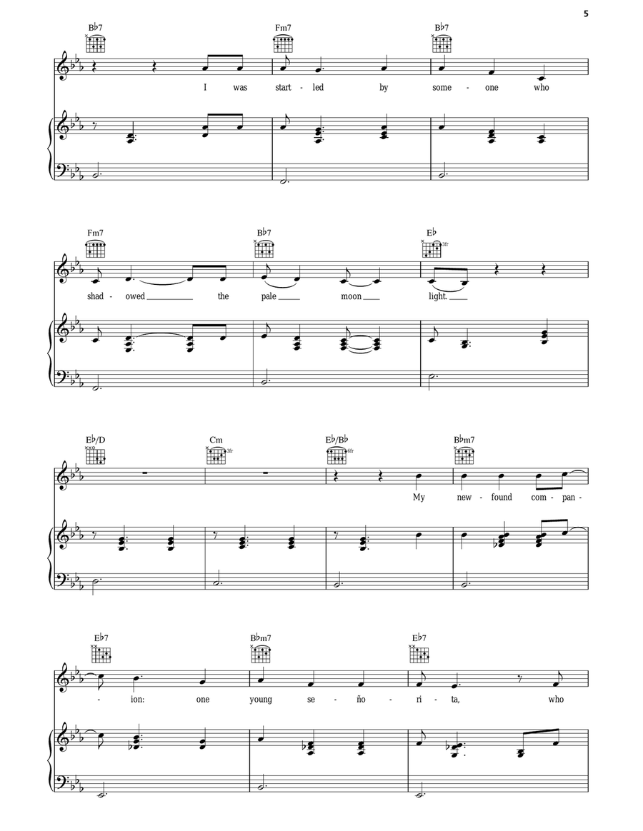 (The Seashores Of) Old Mexico Guitar scores gallery preview page 5