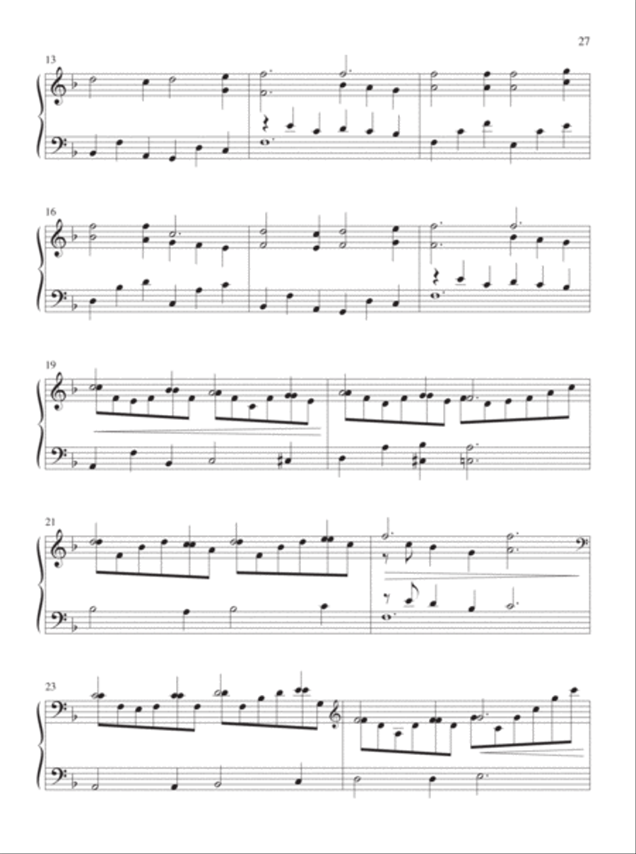 A Still and Silent Night A Still and Silent Night Piano Solo scores gallery preview page 13