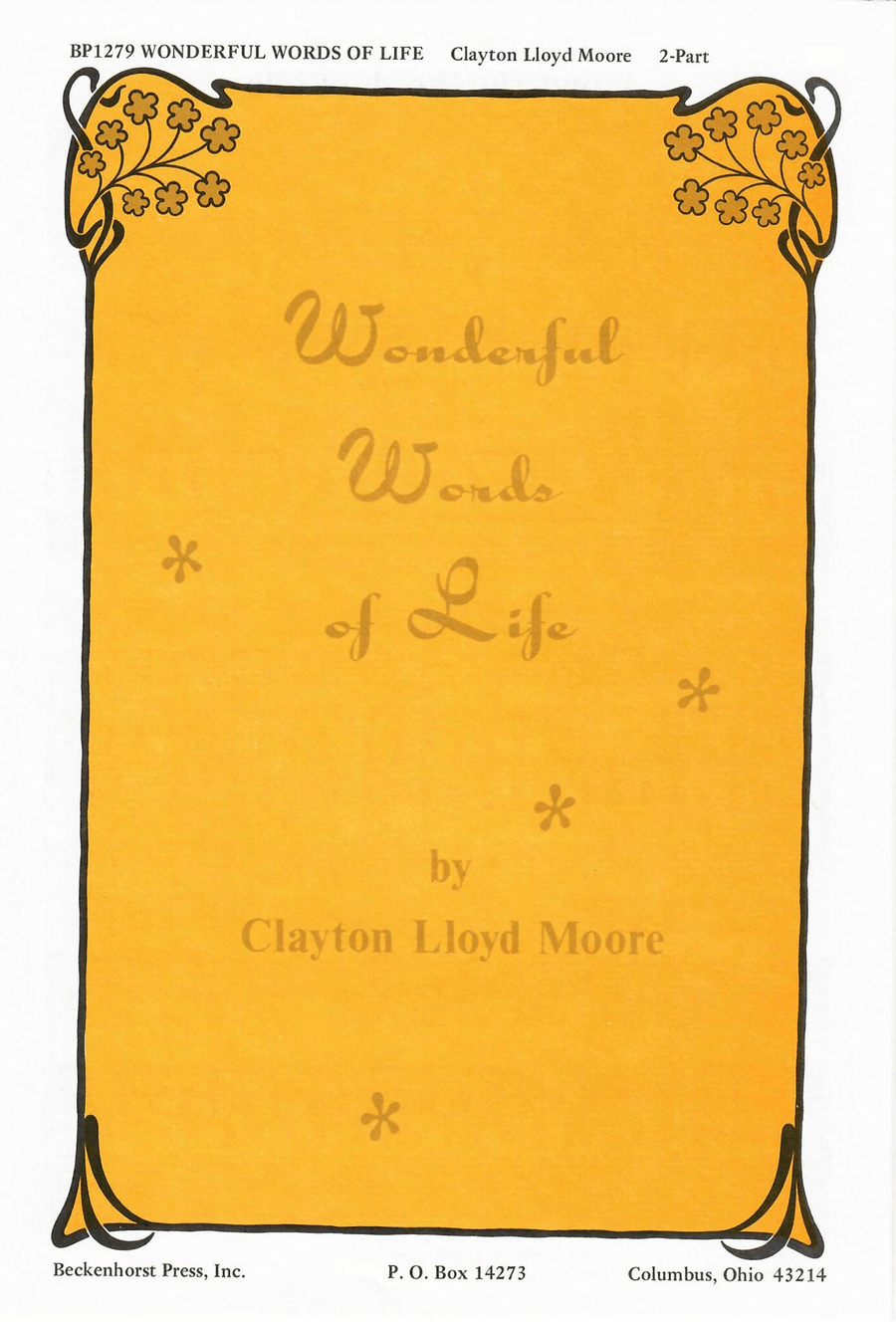 Wonderful Words of Life 2-Part scores gallery preview page 1