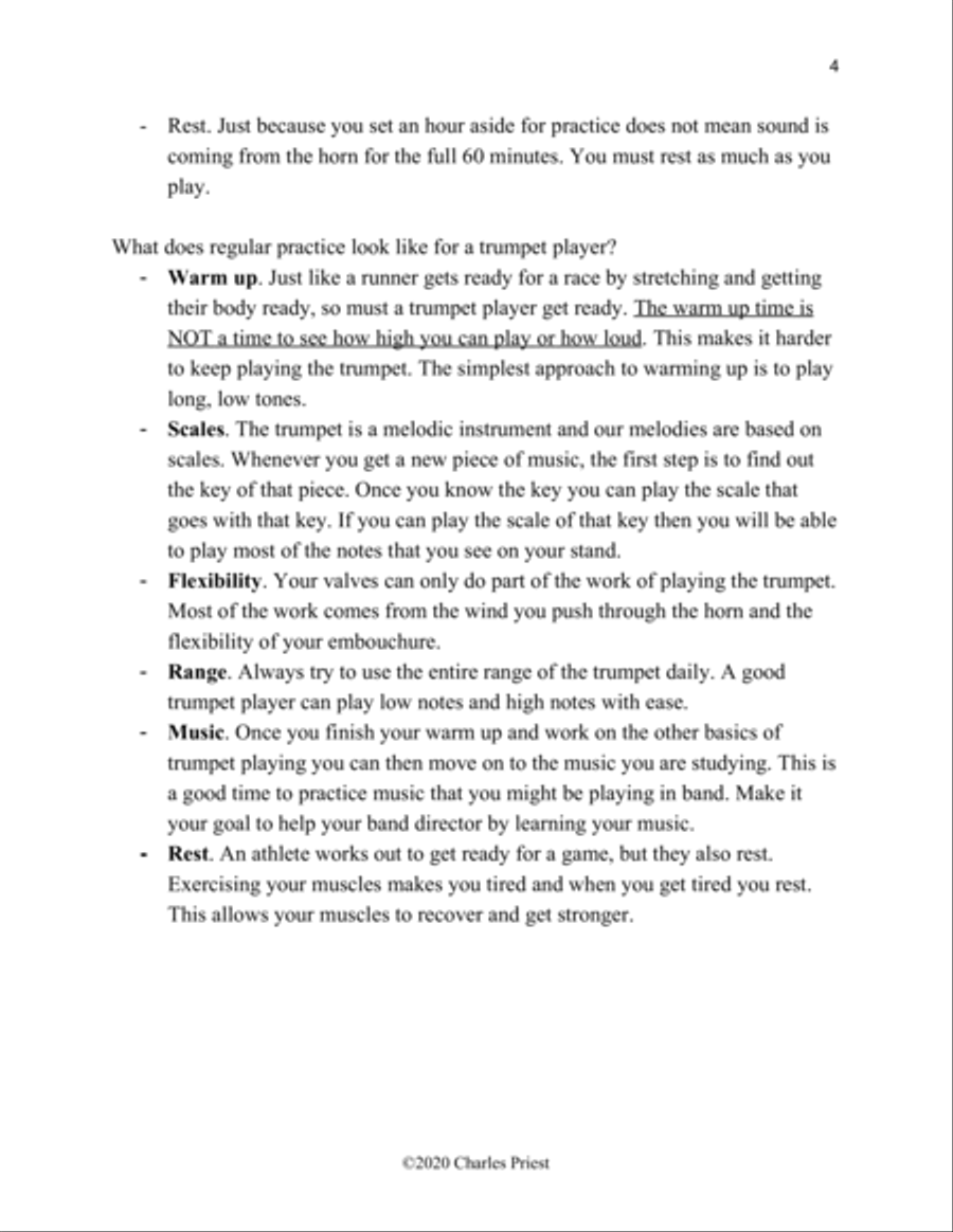 Trumpet Basics Trumpet Solo scores gallery preview page 4