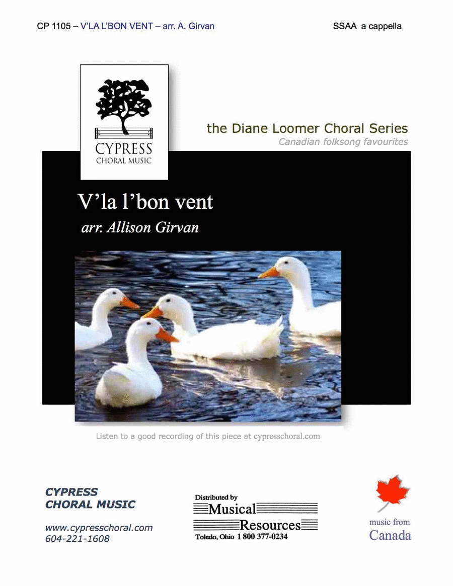 V'la L'Bon Vent SSAA scores gallery preview page 1