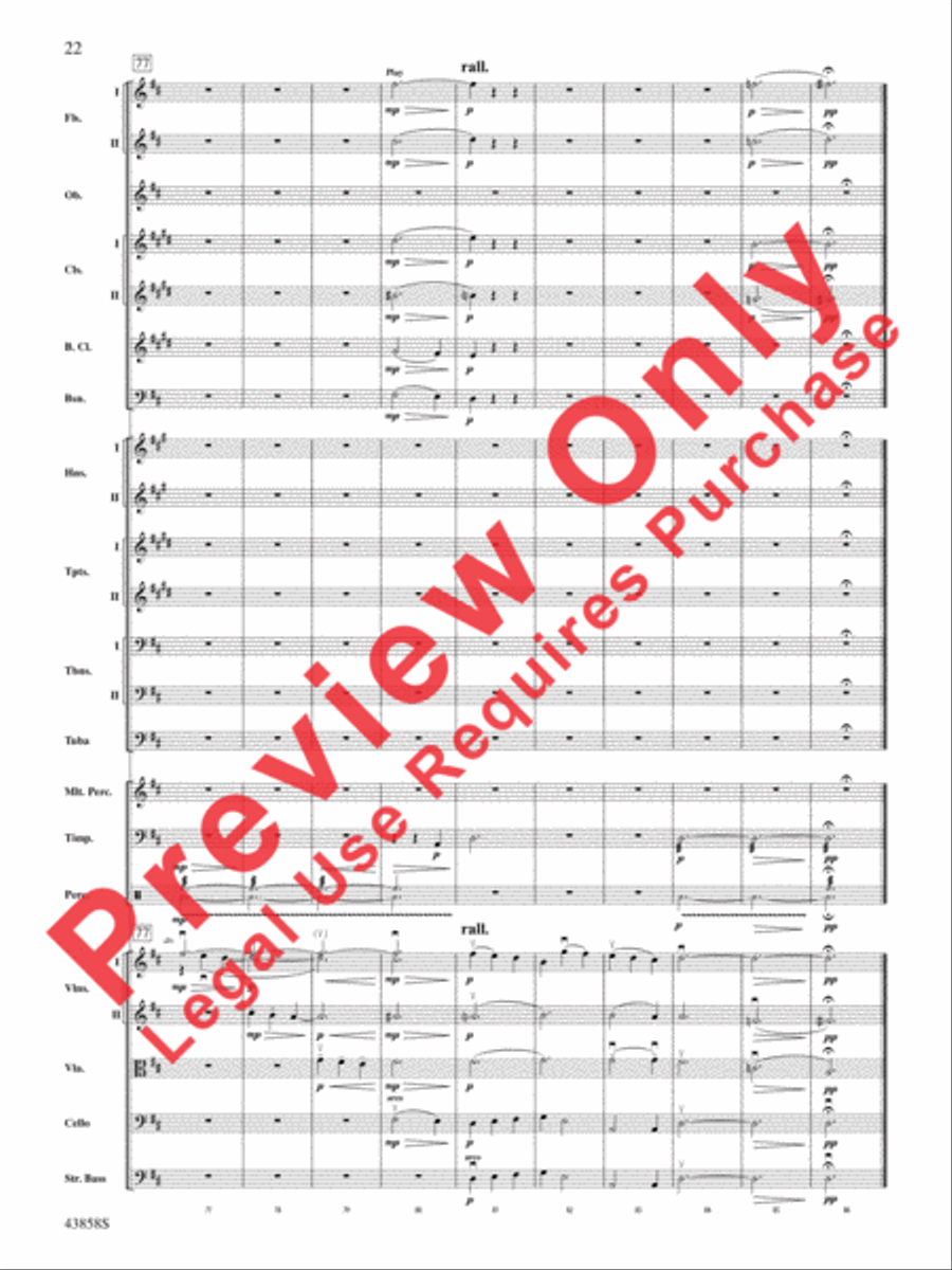 A Northumbrian Folk Song Suite Full Orchestra scores gallery preview page 23