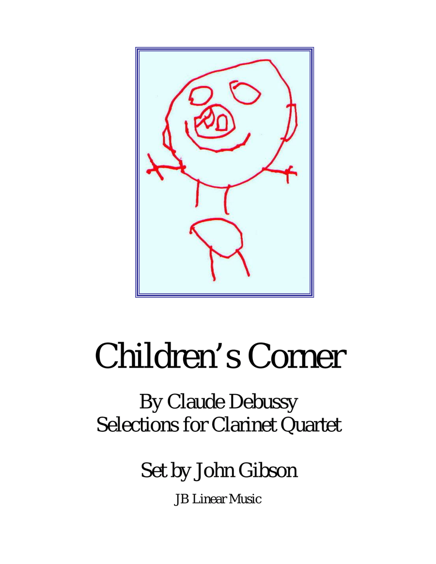 Debussy Children's Corner for Clarinet Quartet Clarinet Quartet scores gallery preview page 1