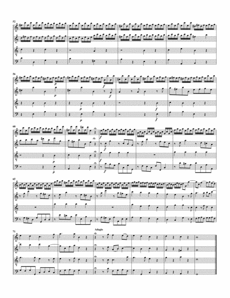 Concerto grosso, Op.6, no.5 (arrangement for 4 recorders)