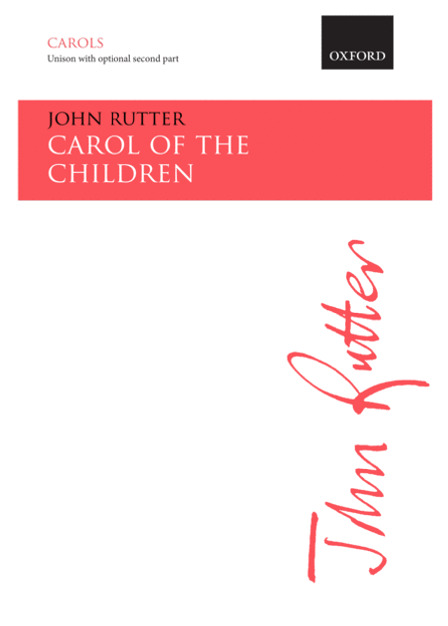 Carol of the Children Carol of the Children Unison Choir scores gallery preview page 1