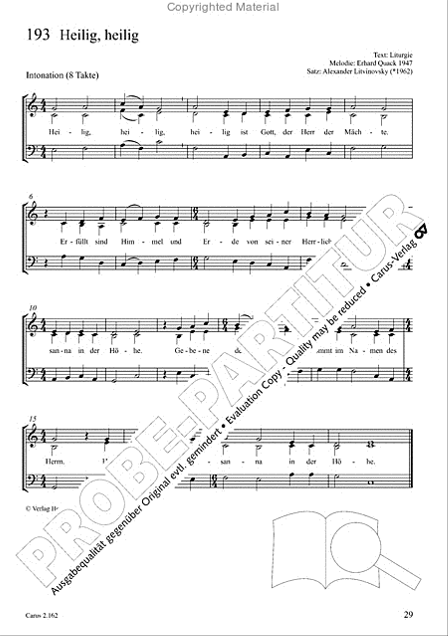 Chorbuch Gotteslob SAM 3-Part scores gallery preview page 30