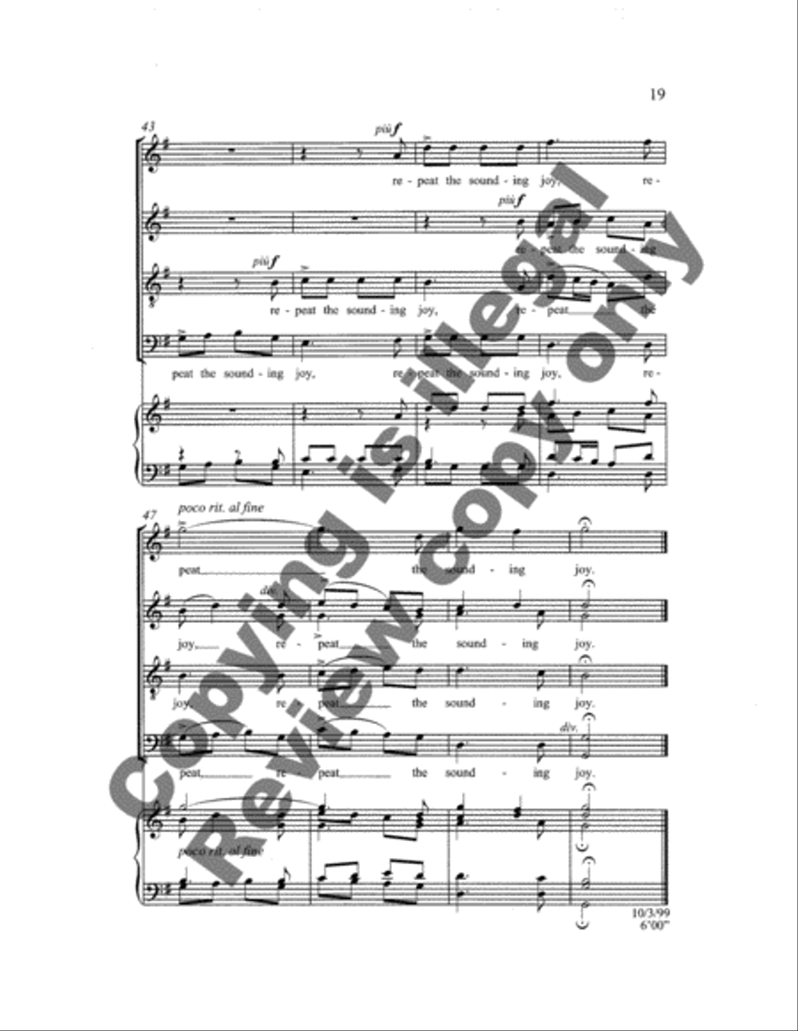 Shepherds and Angels 4-Part scores gallery preview page 12