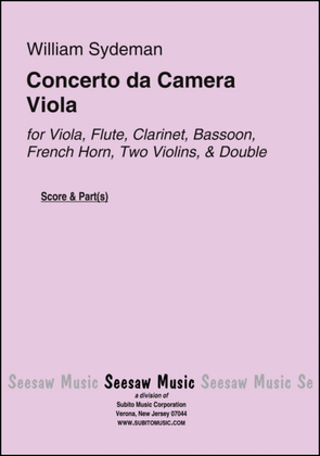 Concerto da Camera Viola