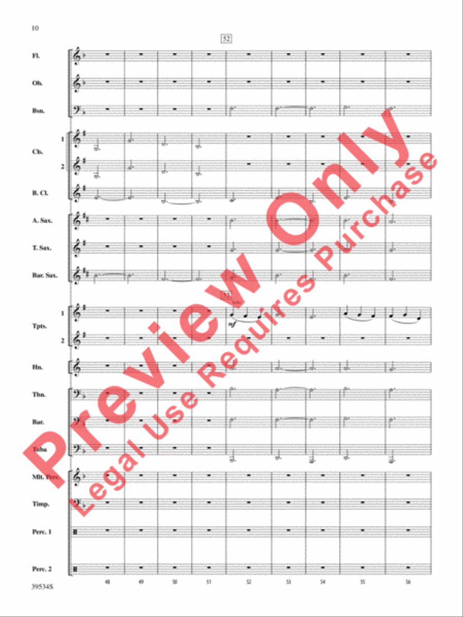 The Magic of Harry Potter Concert Band scores gallery preview page 11