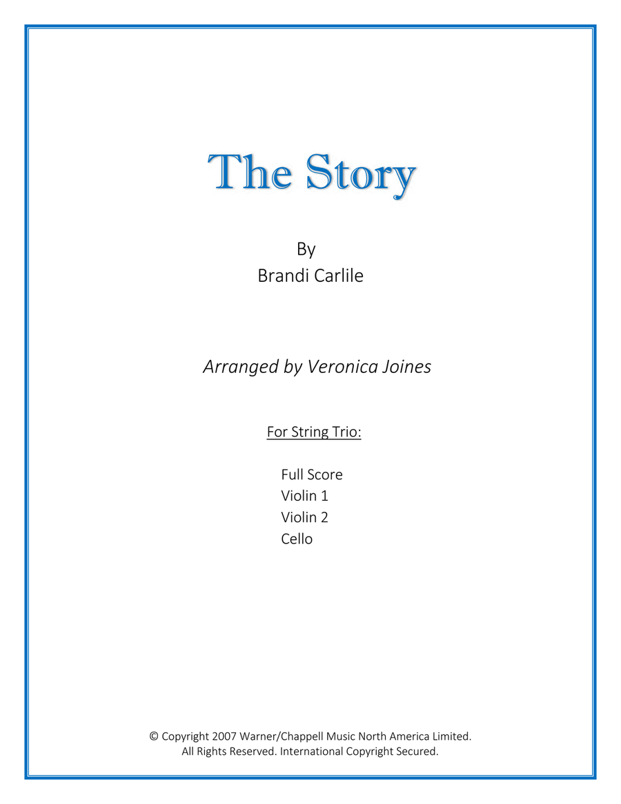 The Story String Trio scores gallery preview page 1
