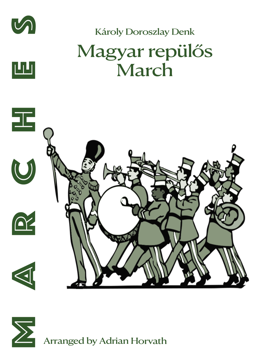 Magyar repülős March Concert Band scores gallery preview page 1