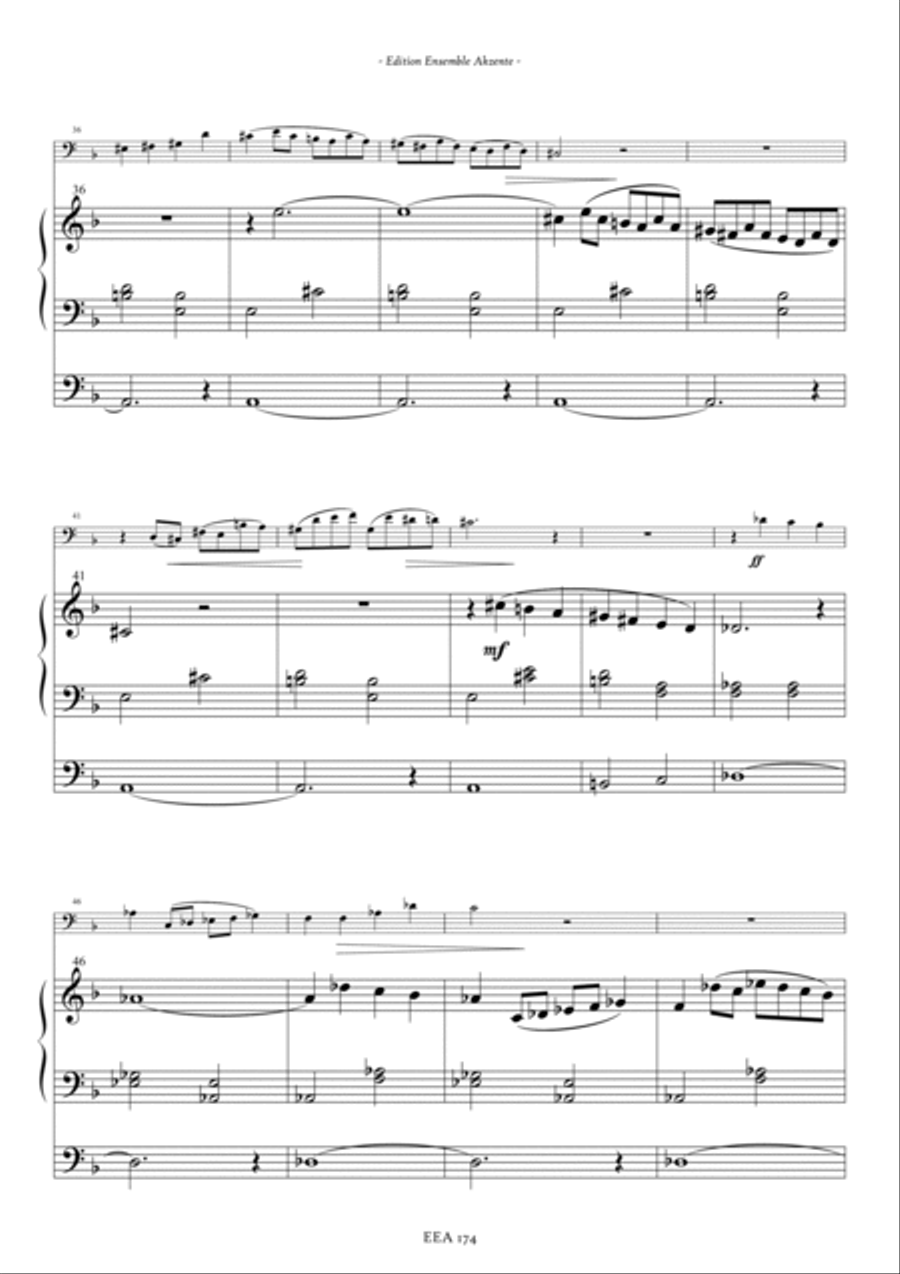 Pastorale from/aus „Six pieces for violine and organ