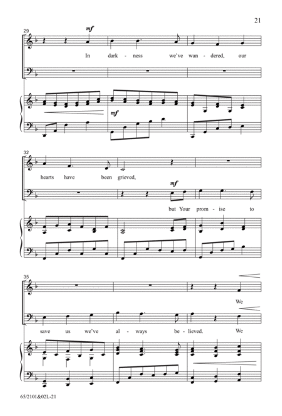 Everlasting Light - SATB with Performance CD 4-Part scores gallery preview page 16