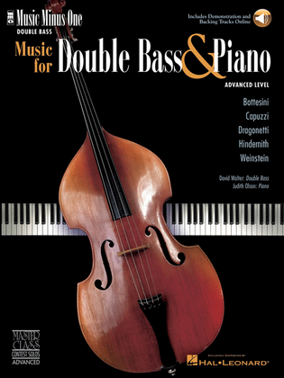 Book cover for Music for Double Bass & Piano – Advanced Level