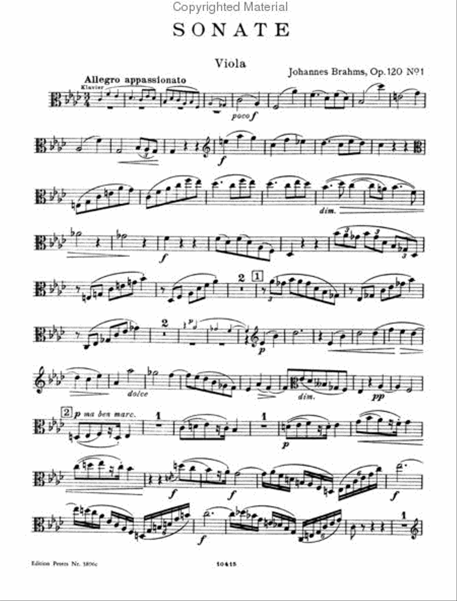 Clarinet Sonatas Clarinet Sonatas B-Flat Clarinet scores gallery preview page 5