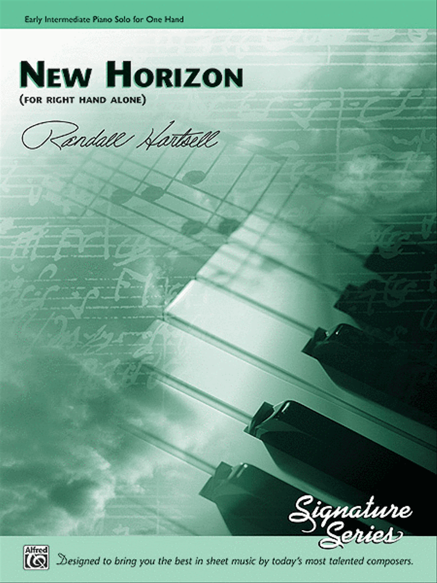 New Horizon (for right hand alone) Piano Solo scores gallery preview page 1