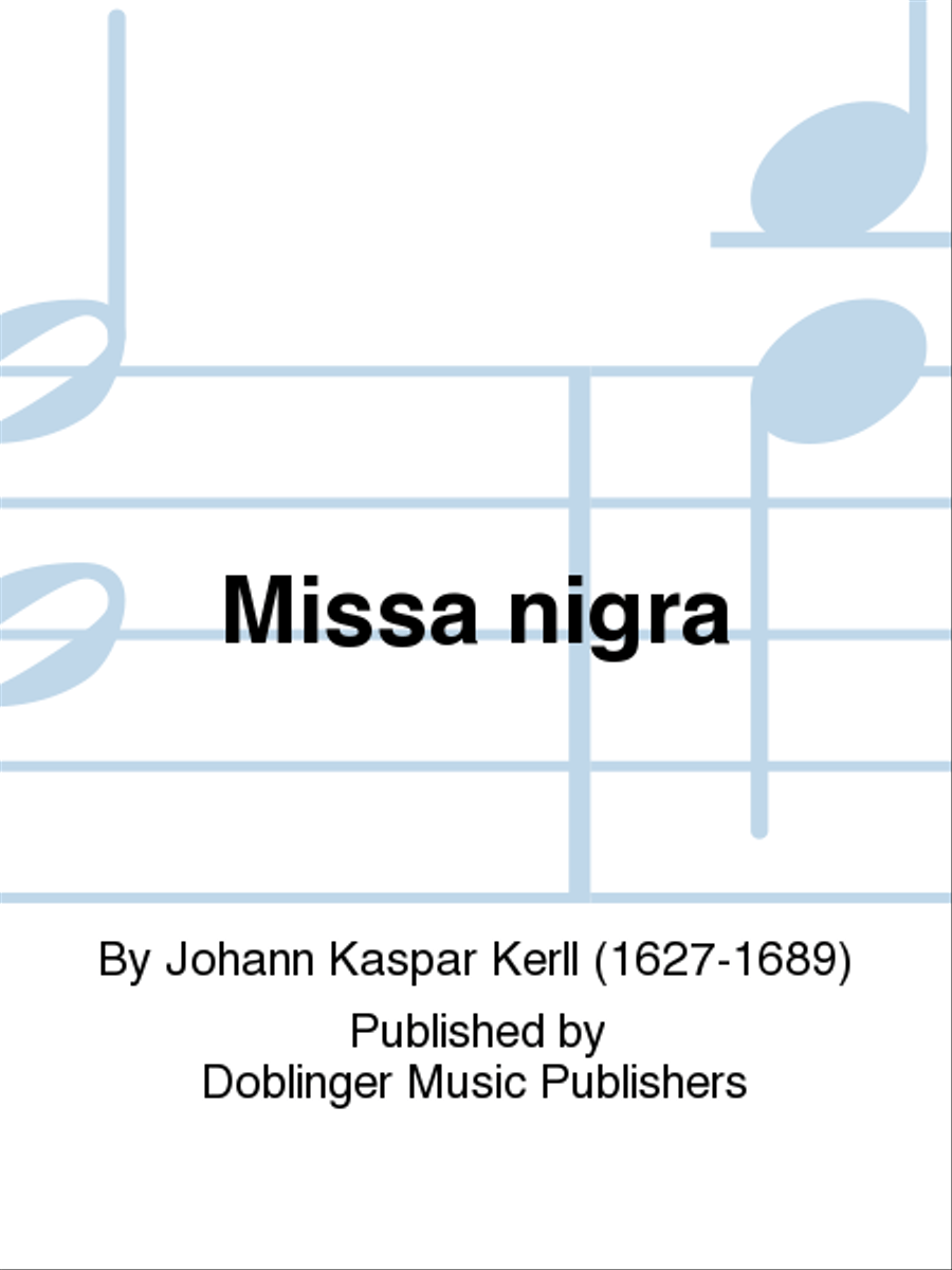 Missa nigra Choir scores gallery preview page 1