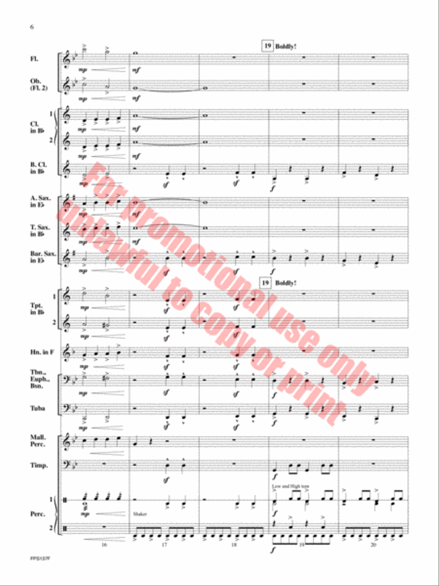 Stryker Concert Band scores gallery preview page 7