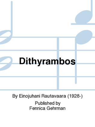 Book cover for Dithyrambos
