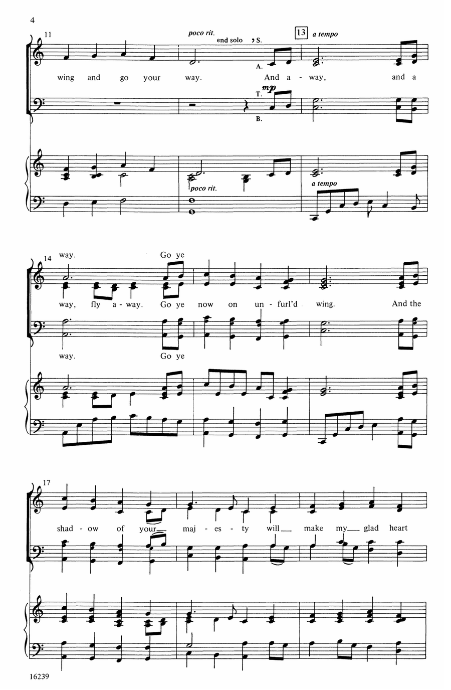 On Rising Wind by Carl Strommen Choir - Digital Sheet Music page 2