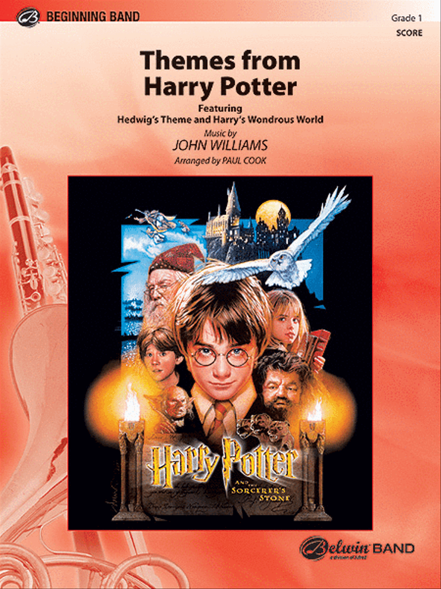 Harry's Wondrous World & Hedwig's Theme (Themes) Concert Band scores gallery preview page 1