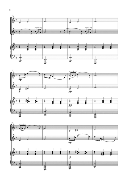 Serenade | Schubert | Violin duet and piano image number null