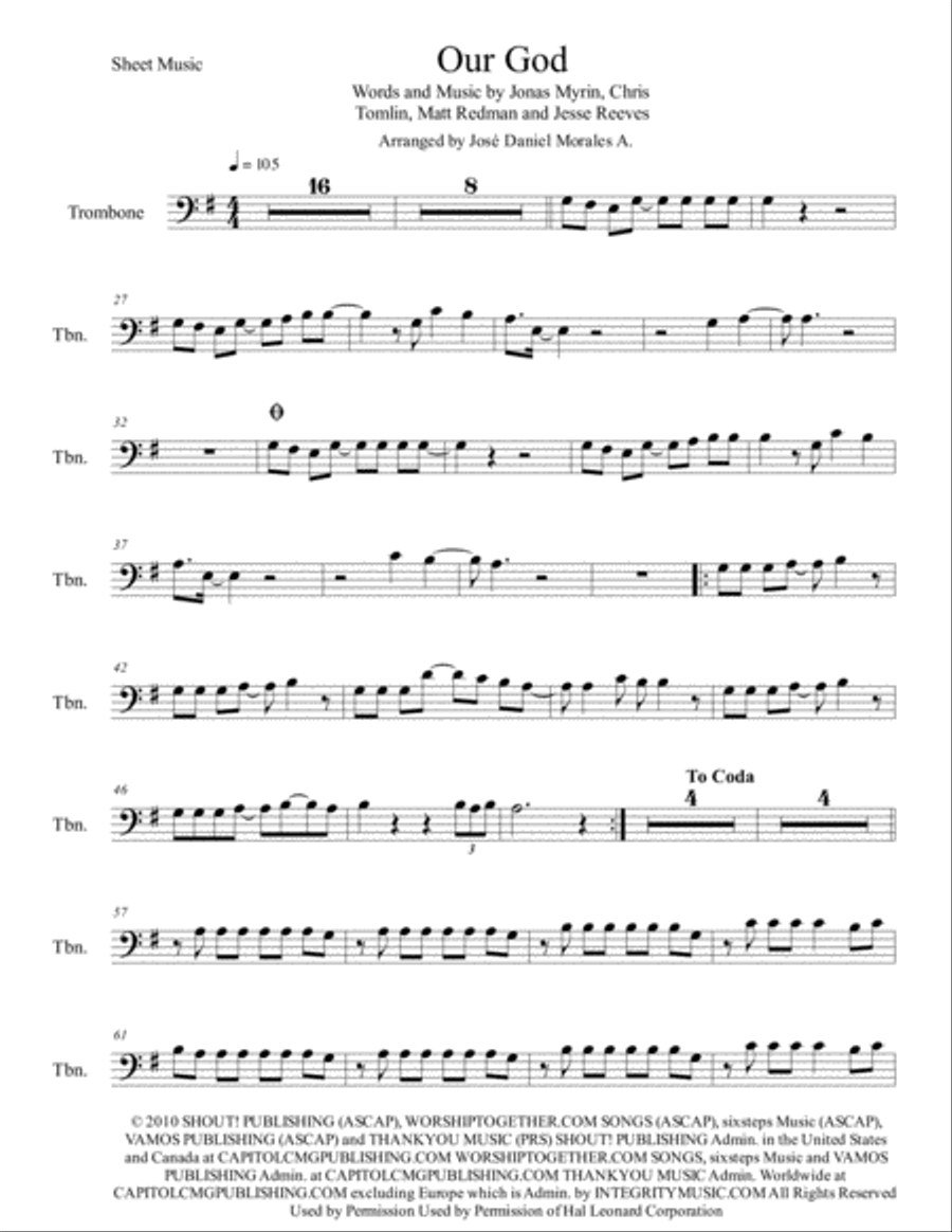 Our God Our God Small Ensemble scores gallery preview page 1
