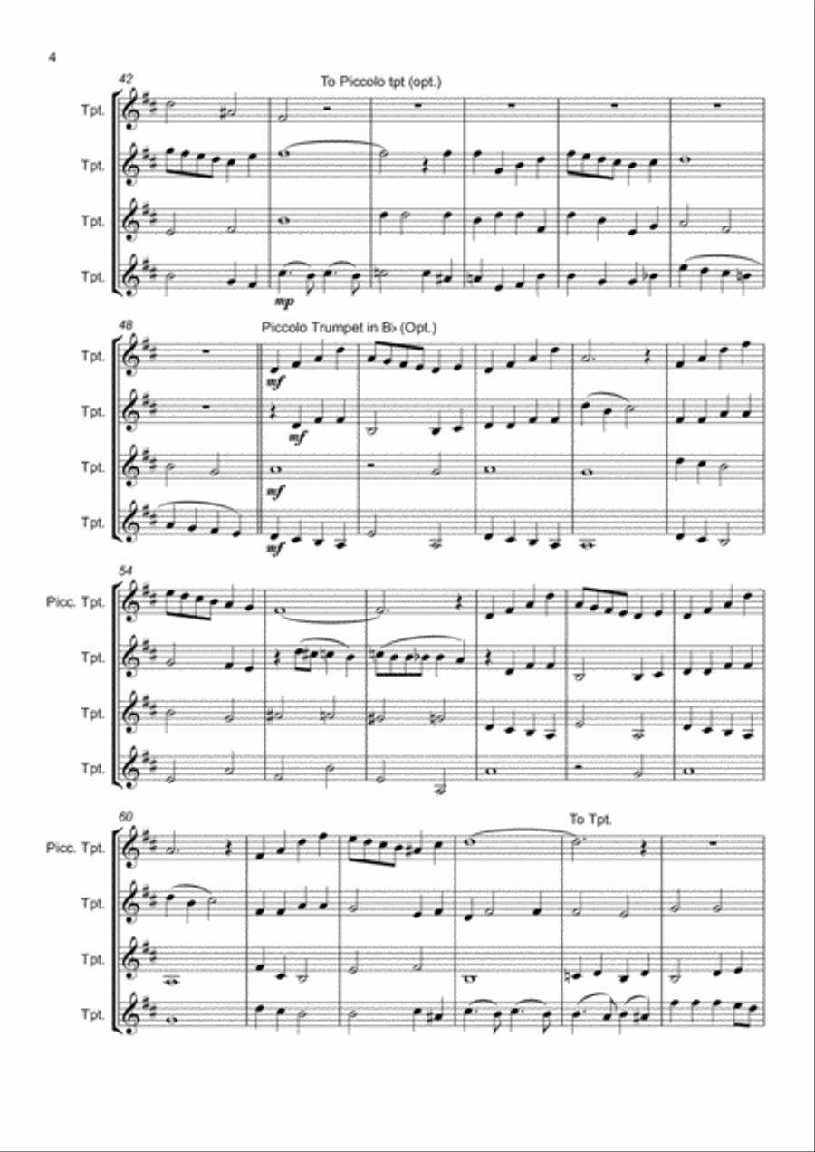 Have Yourself A Merry Little Christmas from MEET ME IN ST. LOUIS Brass Ensemble scores gallery preview page 4