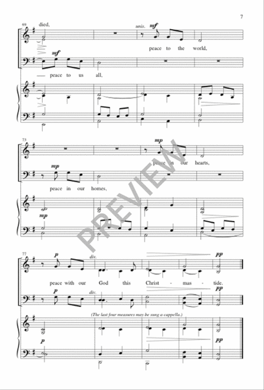O Prince of Peace 4-Part scores gallery preview page 8