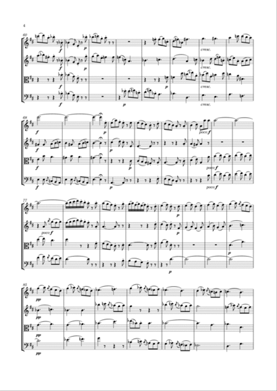 Haydn - String Quartet in D major, Hob.III:42 ; Op.33 No.6 · 