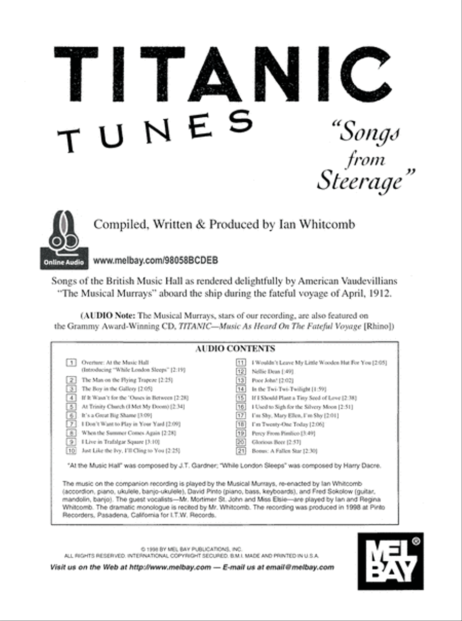 Titanic Tunes Titanic Tunes Piano, Vocal scores gallery preview page 7
