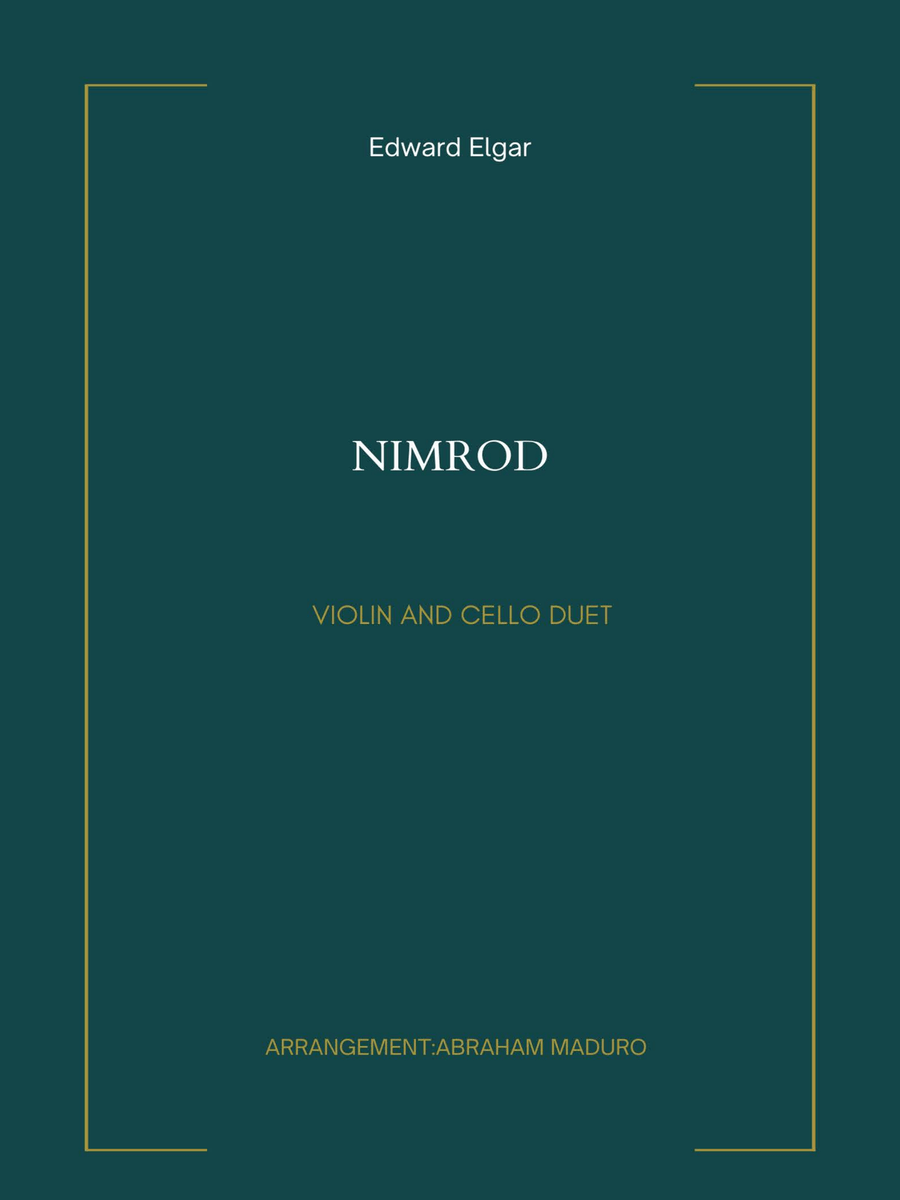 Nimrod from Enigma Variations Violin Cello Duet String Duet scores gallery preview page 1