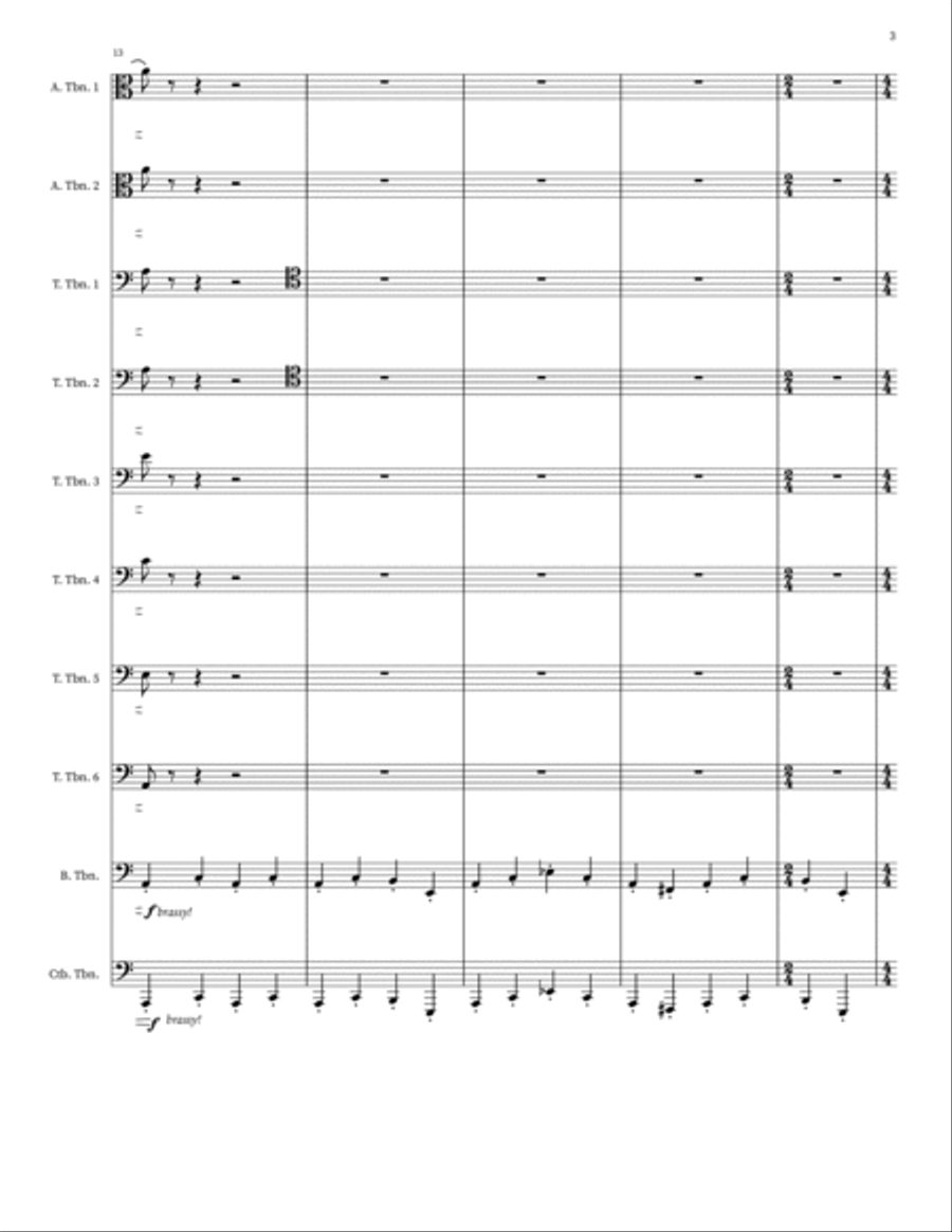 Beetlejuice (Main Theme) Small Ensemble scores gallery preview page 3