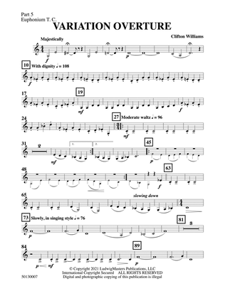 Variation Overture: Part 5 - Euphonium T. C.