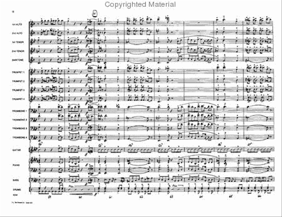 Return of the Cheetah Jazz Ensemble scores gallery preview page 10