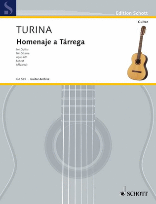 Book cover for Homenaje a Tárrega